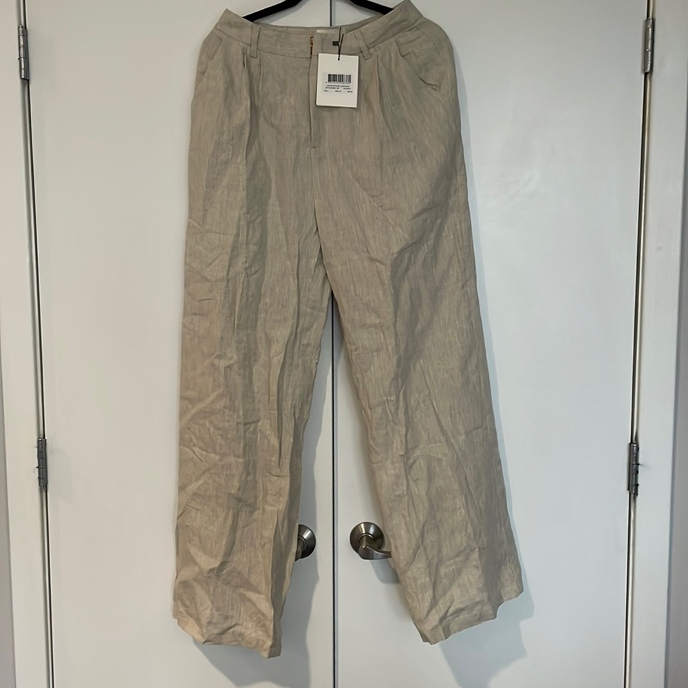 DISSH Norah Natural Linen Pant Size US 6